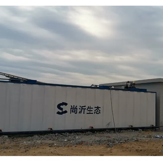 Ao Weatherproof Outdoor Integrated Sewage Treatment Equipment for Open Air